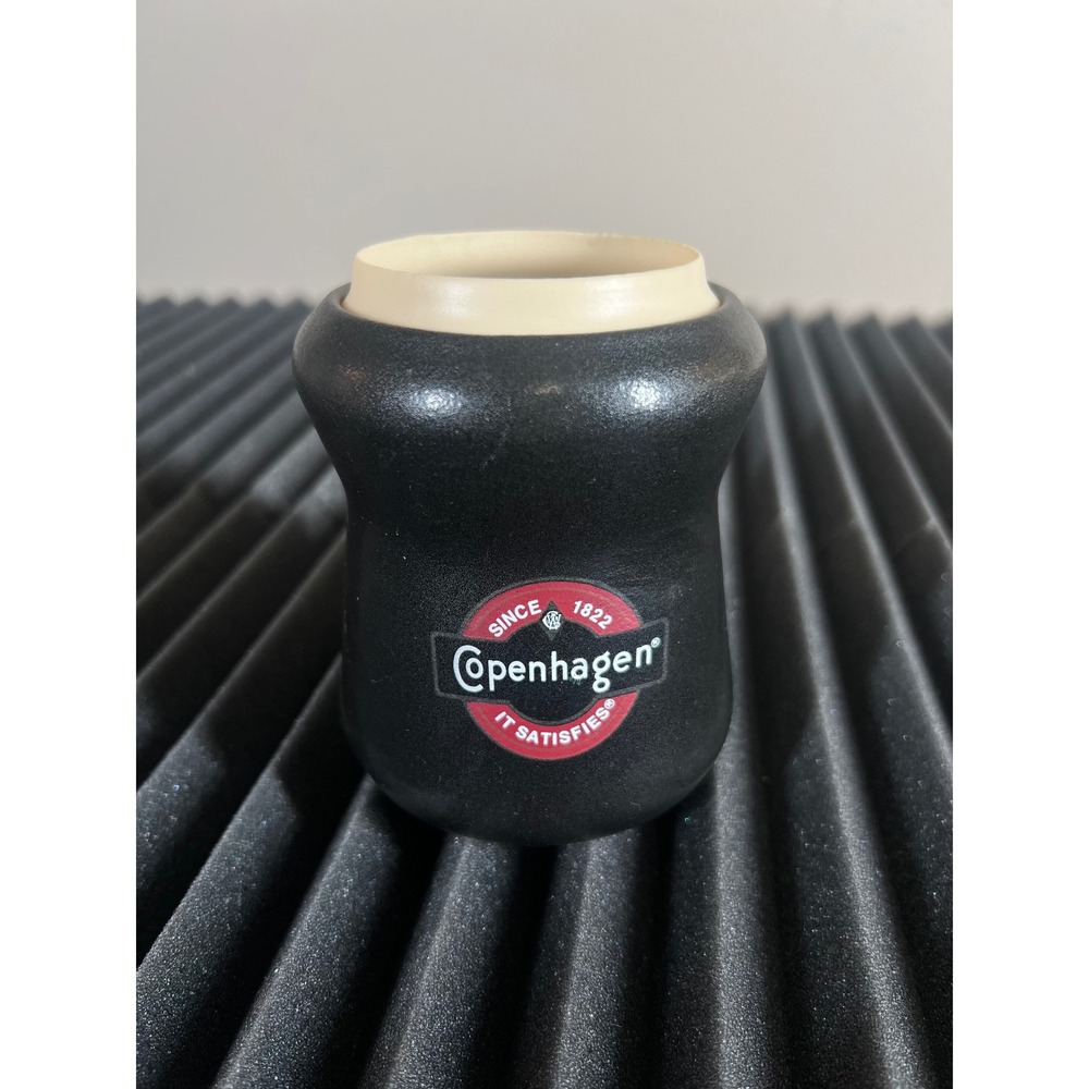Copenhagen Vintage Can Coozie Holder Black Vintage Collectible